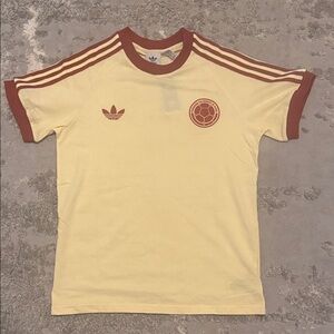 Colombia National Team Adicolor 3 stripe soccer shirt